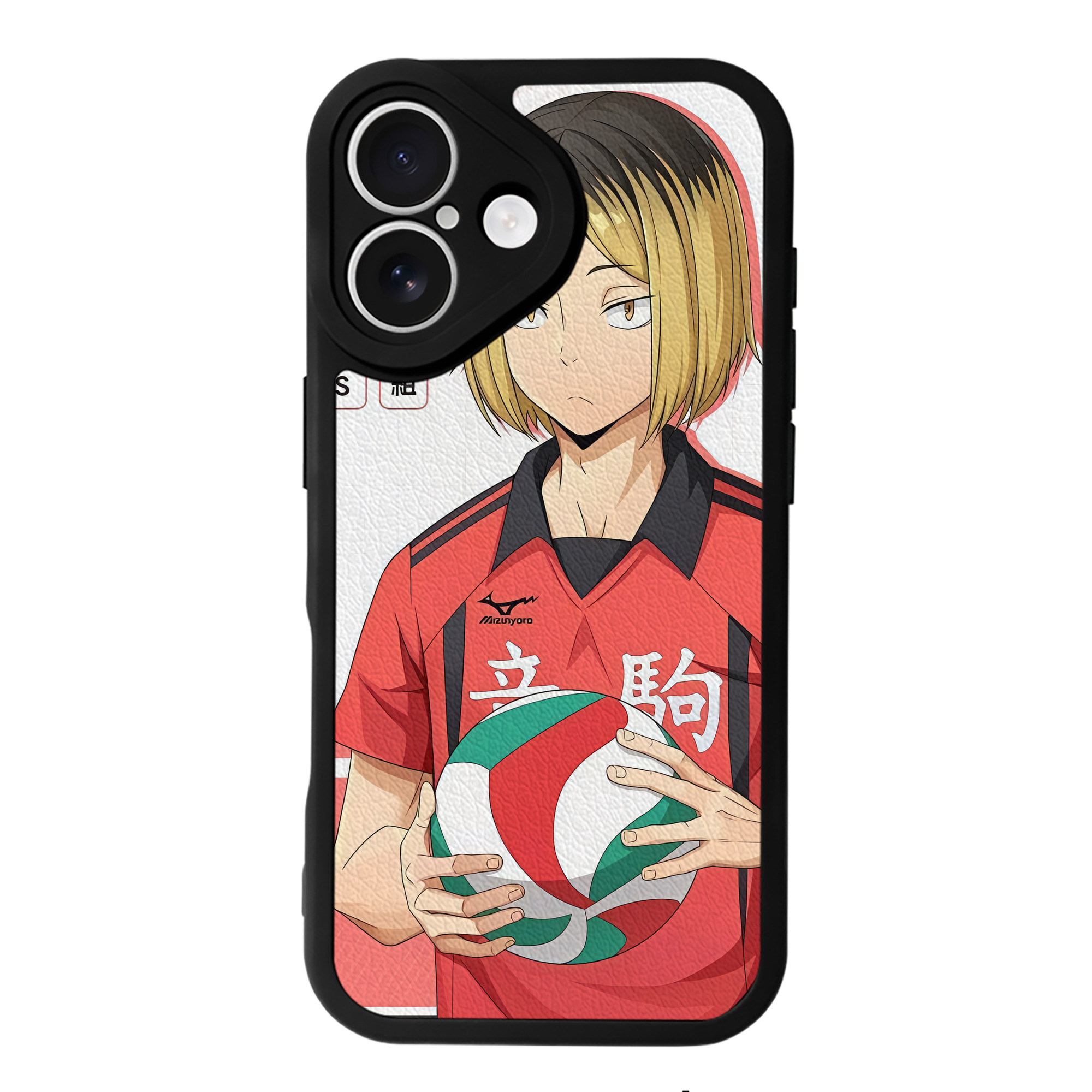 （画像用） ハイキュー!! Haikyu!! 【iPhone 16シリーズ対応】シリコンスマホケース（レザー調） 材質：シリコン